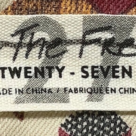 Free People "We The Free" Aztec Print High Rise Raw Hem Jeans 27 - Picture 4 of 13